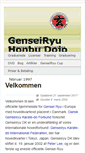 Mobile Screenshot of genseiryu.dk