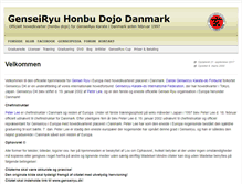 Tablet Screenshot of genseiryu.dk
